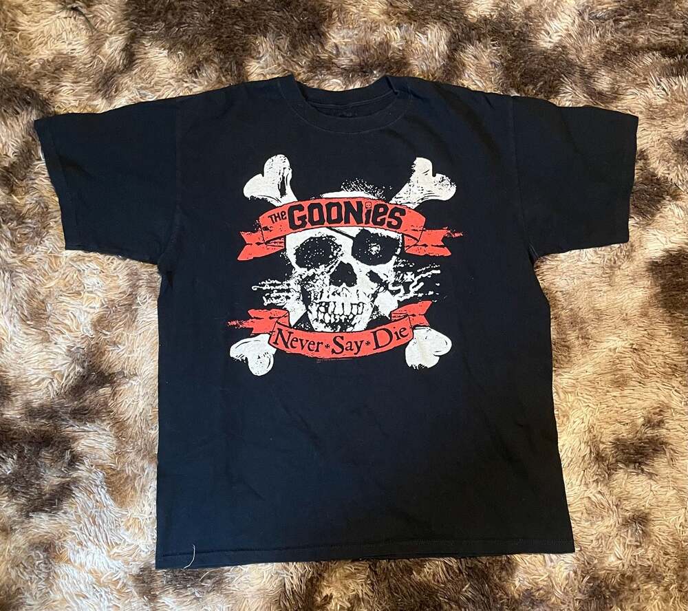 Ripple Junction The Goonies 'Never Say Die' Skull Graphic T-Shirt
